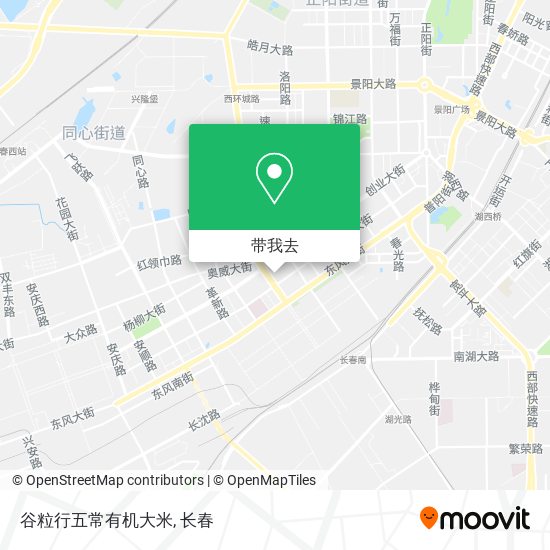 谷粒行五常有机大米地图