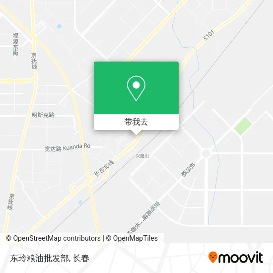 东玲粮油批发部地图