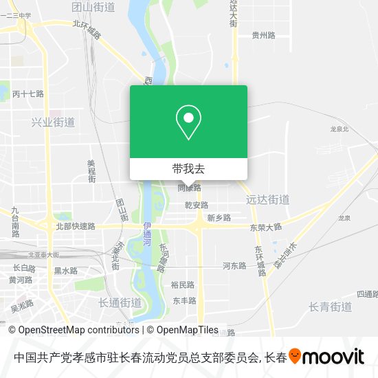 中国共产党孝感市驻长春流动党员总支部委员会地图
