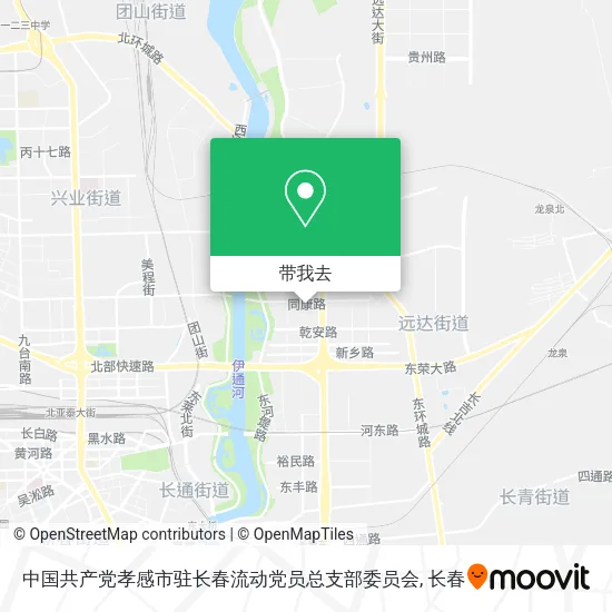 中国共产党孝感市驻长春流动党员总支部委员会地图
