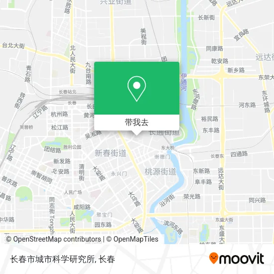 长春市城市科学研究所地图