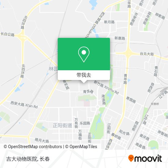 吉大动物医院地图