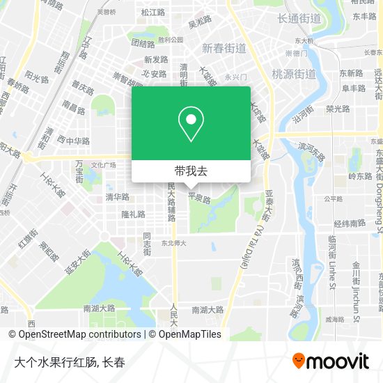 大个水果行红肠地图