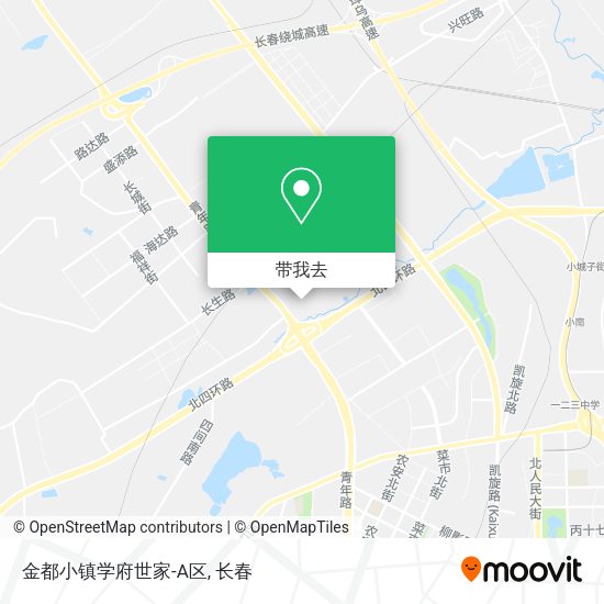 金都小镇学府世家-A区地图