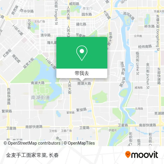 金麦手工面家常菜地图