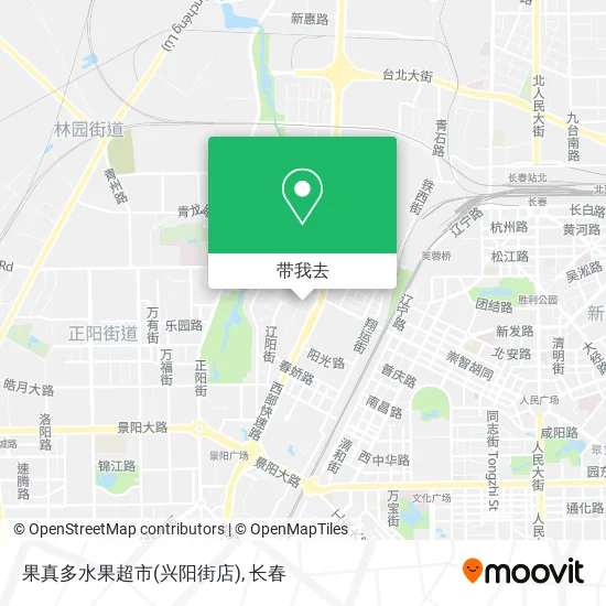 果真多水果超市(兴阳街店)地图