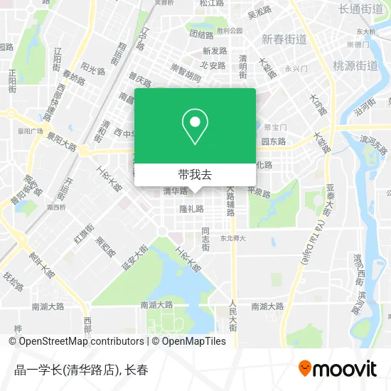 晶一学长(清华路店)地图
