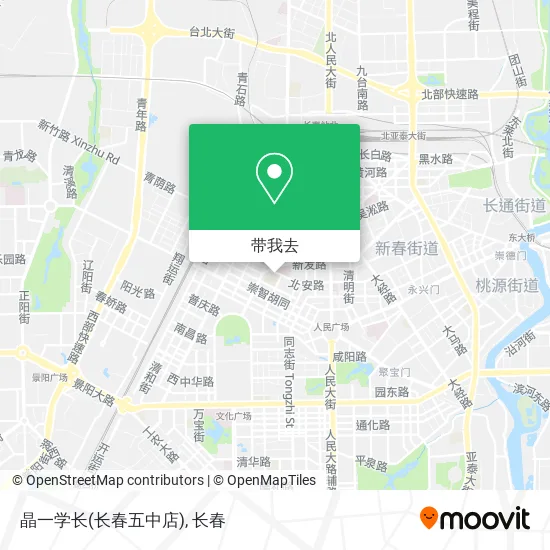 晶一学长(长春五中店)地图