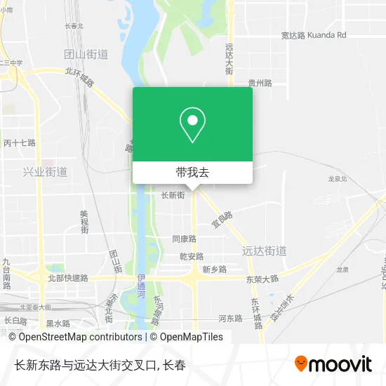 长新东路与远达大街交叉口地图