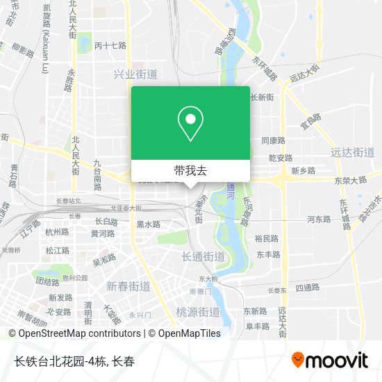 长铁台北花园-4栋地图