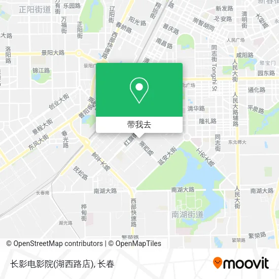 长影电影院(湖西路店)地图