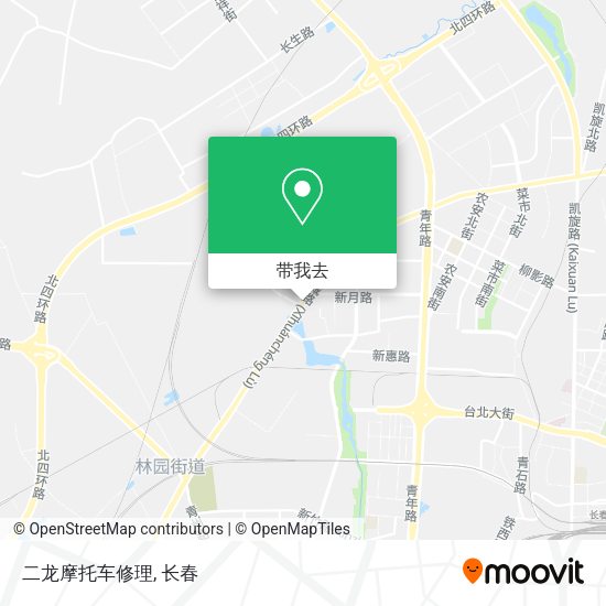 二龙摩托车修理地图