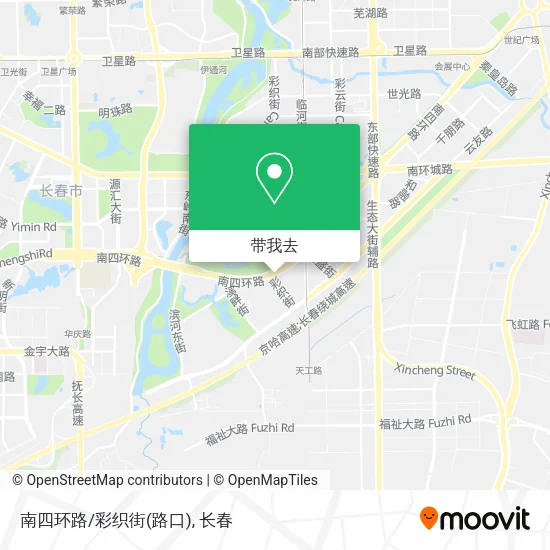 南四环路/彩织街(路口)地图
