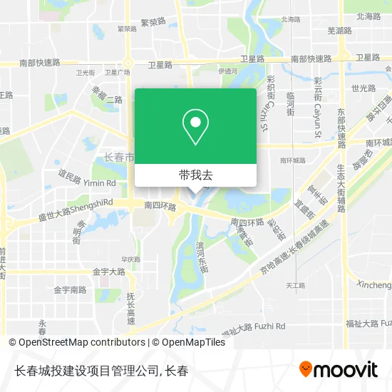 长春城投建设项目管理公司地图