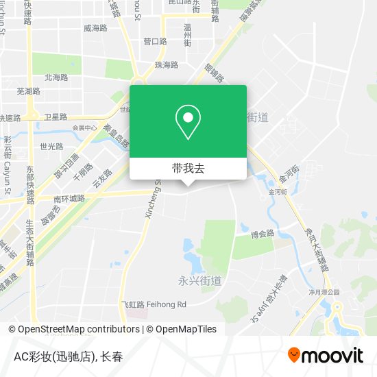 AC彩妆(迅驰店)地图