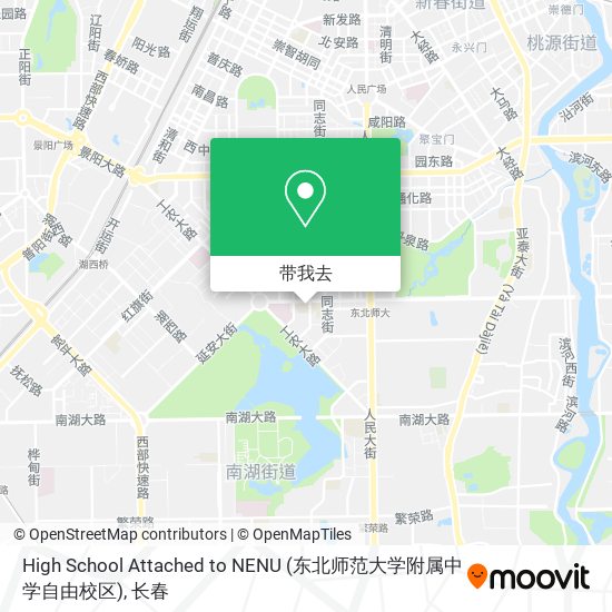 High School Attached to NENU (东北师范大学附属中学自由校区)地图