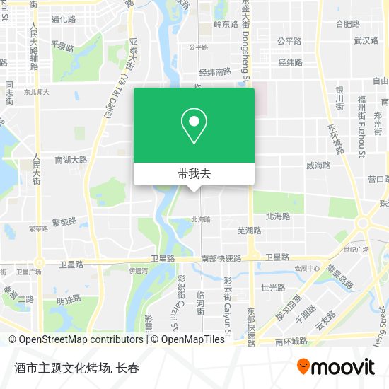 酒市主题文化烤场地图