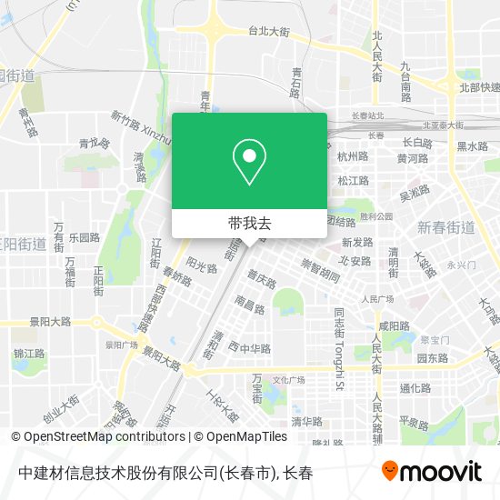 中建材信息技术股份有限公司(长春市)地图