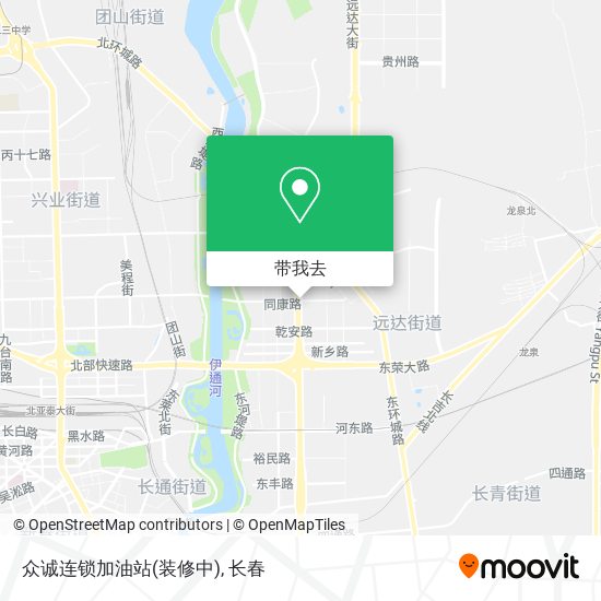 众诚连锁加油站(装修中)地图