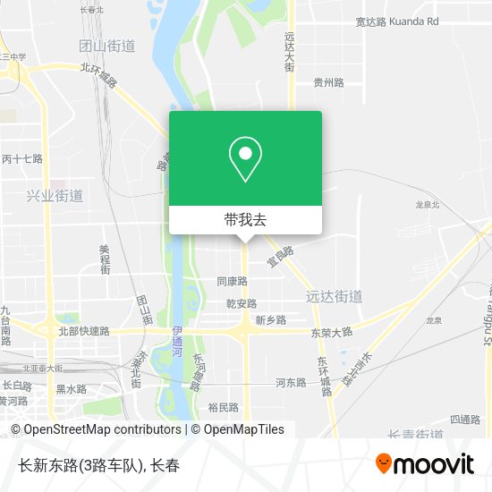 长新东路(3路车队)地图