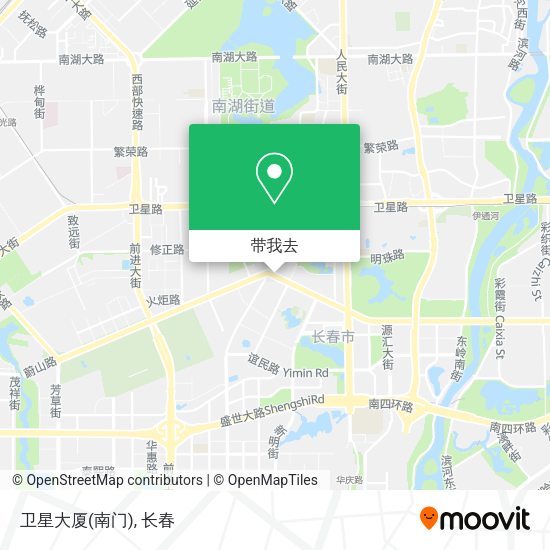 卫星大厦(南门)地图