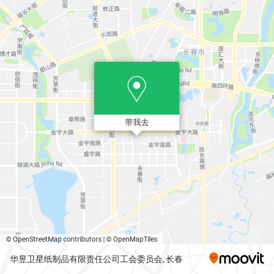 华昱卫星纸制品有限责任公司工会委员会地图