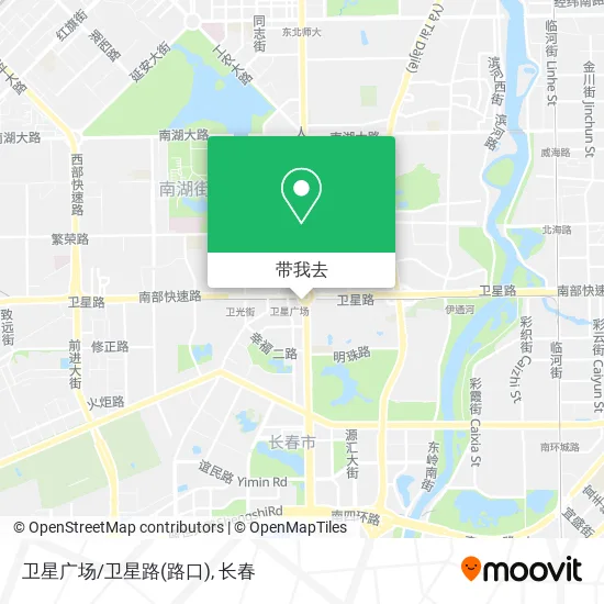 卫星广场/卫星路(路口)地图