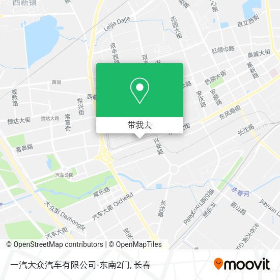 一汽大众汽车有限公司-东南2门地图