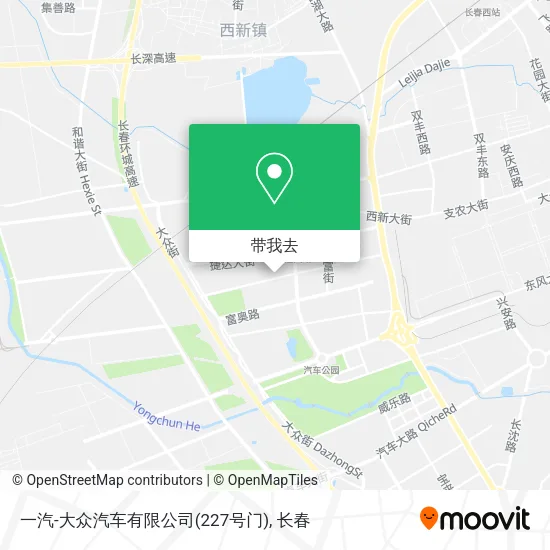 一汽-大众汽车有限公司(227号门)地图