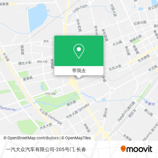 一汽大众汽车有限公司-205号门地图