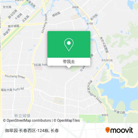 御翠园·长春西区-124栋地图
