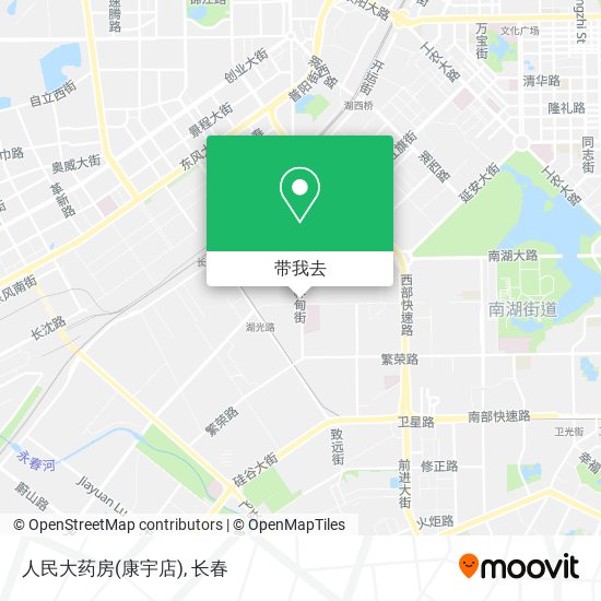 人民大药房(康宇店)地图