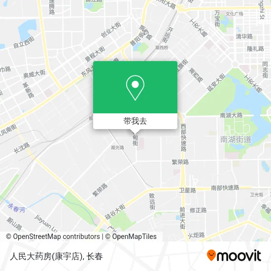 人民大药房(康宇店)地图