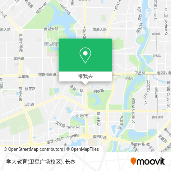 学大教育(卫星广场校区)地图
