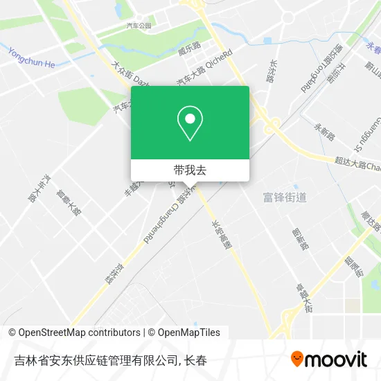 吉林省安东供应链管理有限公司地图