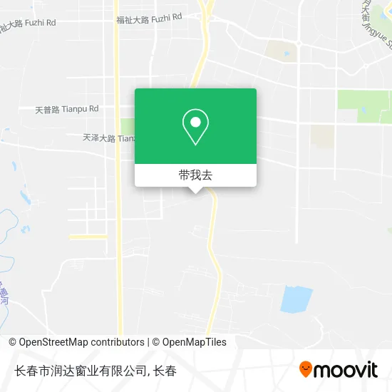 长春市润达窗业有限公司地图