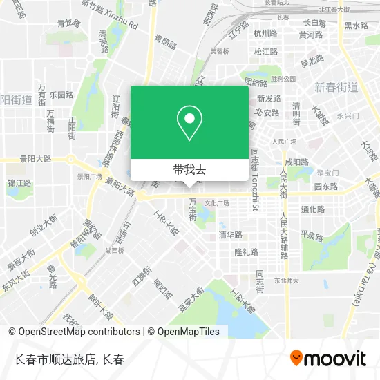 长春市顺达旅店地图