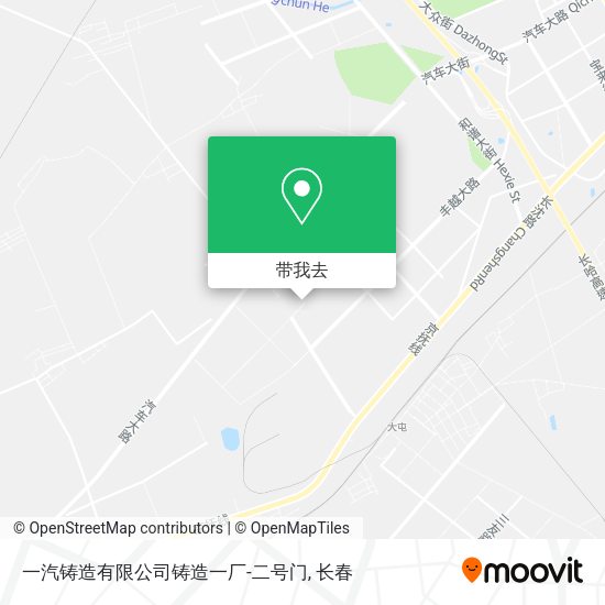 一汽铸造有限公司铸造一厂-二号门地图