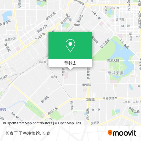 长春干干净净旅馆地图