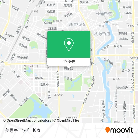 美思净干洗店地图