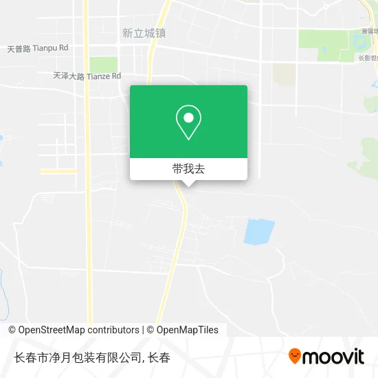 长春市净月包装有限公司地图