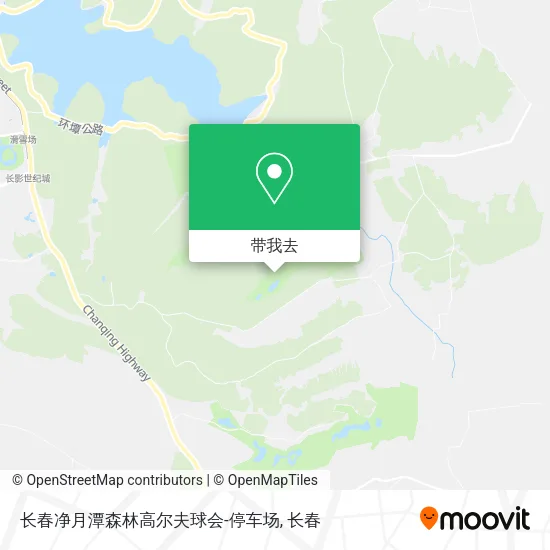 长春净月潭森林高尔夫球会-停车场地图