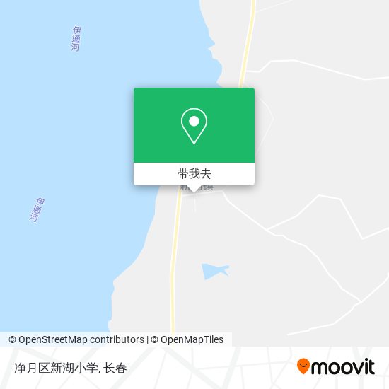 净月区新湖小学地图