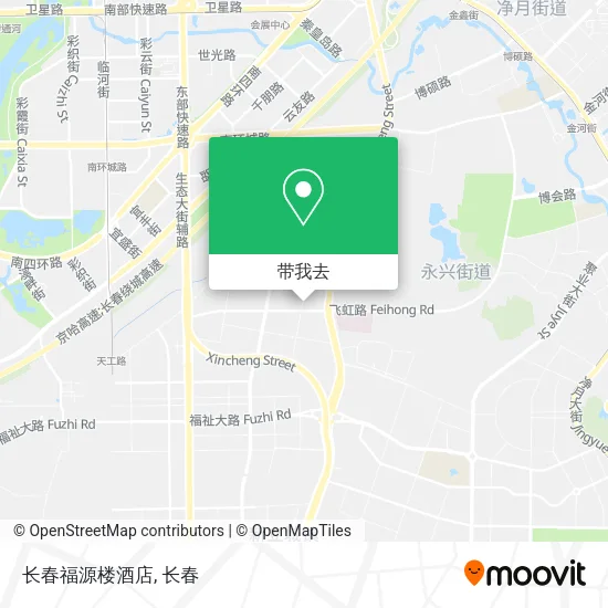 长春福源楼酒店地图
