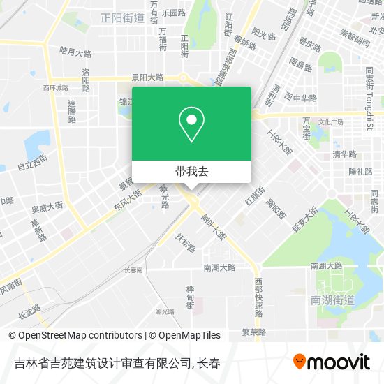 吉林省吉苑建筑设计审查有限公司地图