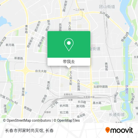 长春市邦家时尚宾馆地图