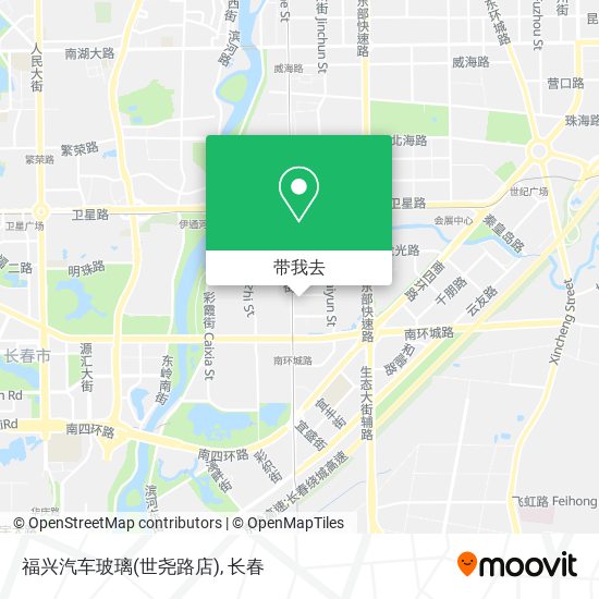 福兴汽车玻璃(世尧路店)地图