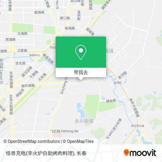 怪兽充电(辛火炉自助烤肉料理)地图