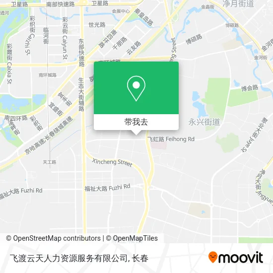 飞渡云天人力资源服务有限公司地图