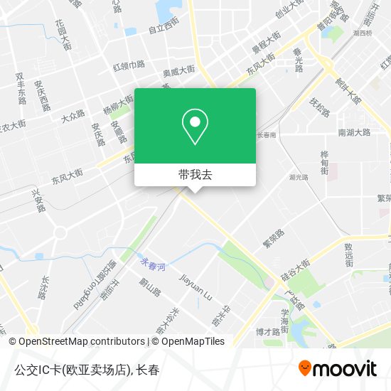 公交IC卡(欧亚卖场店)地图